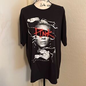Pink Singer Black Beautiful Trauma World Tour Graphic Shirt
